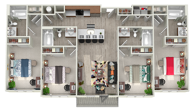Unit Private Private floor plan